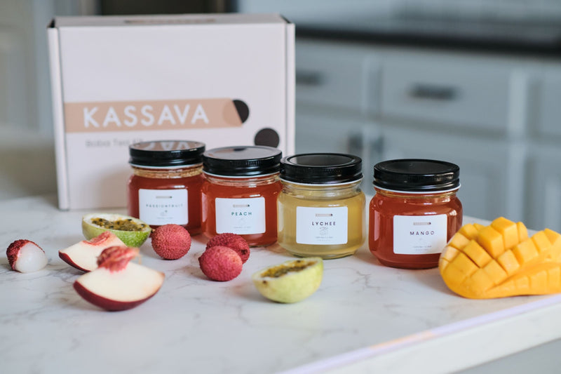 Peach Green Tea Boba Kit