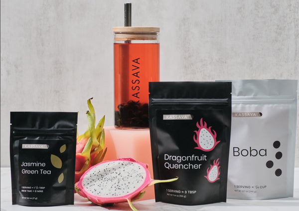 Dragonfruit Jasmine Quencher Boba Kit